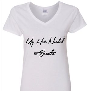 My hair needed to breathe